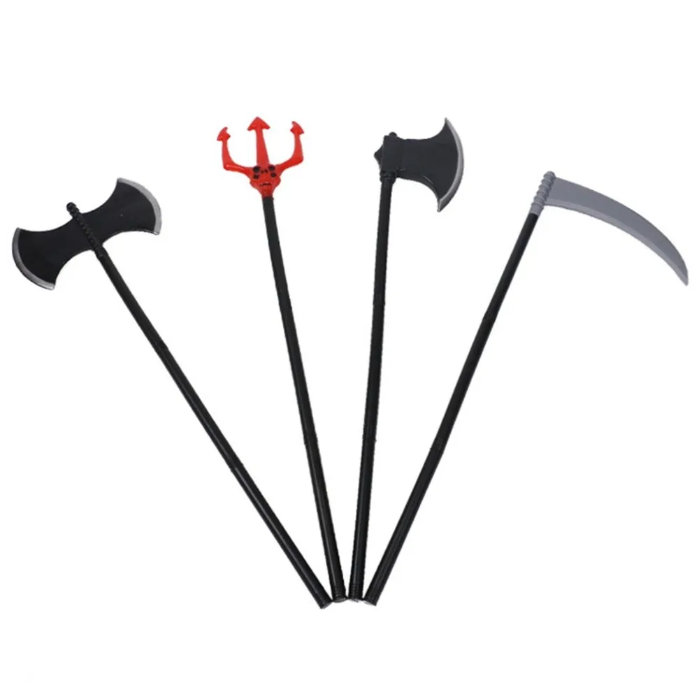 Halloween Weapons Multiple Designs Demon Axe, Devils Fork and Death