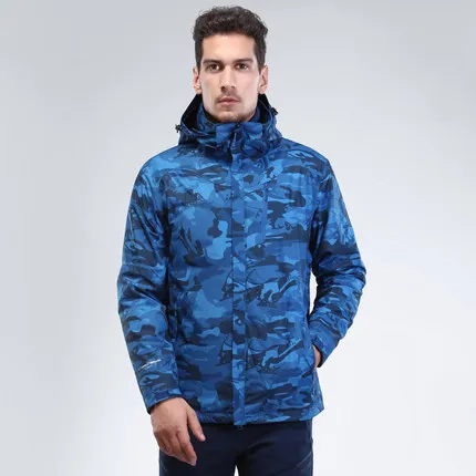 PELLIOT уличные куртки, Мужская брендовая куртка, три в одном, утолщенная флисовая двухсекционная одежда для альпинизма, Мужская лыжная куртка - Цвет: NO.   6