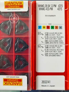 

10PCS CARBIDE INSERT WNMG 080412-PM 4315