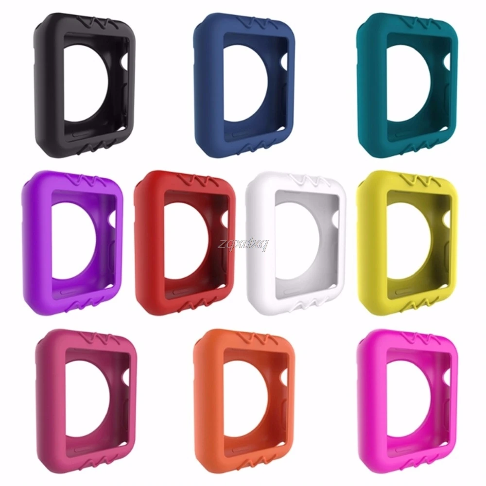 

Soft Silicone Protector Bumper Cover Case For Apple Watch Series 38mm & 42mm Nov01 Drop ship