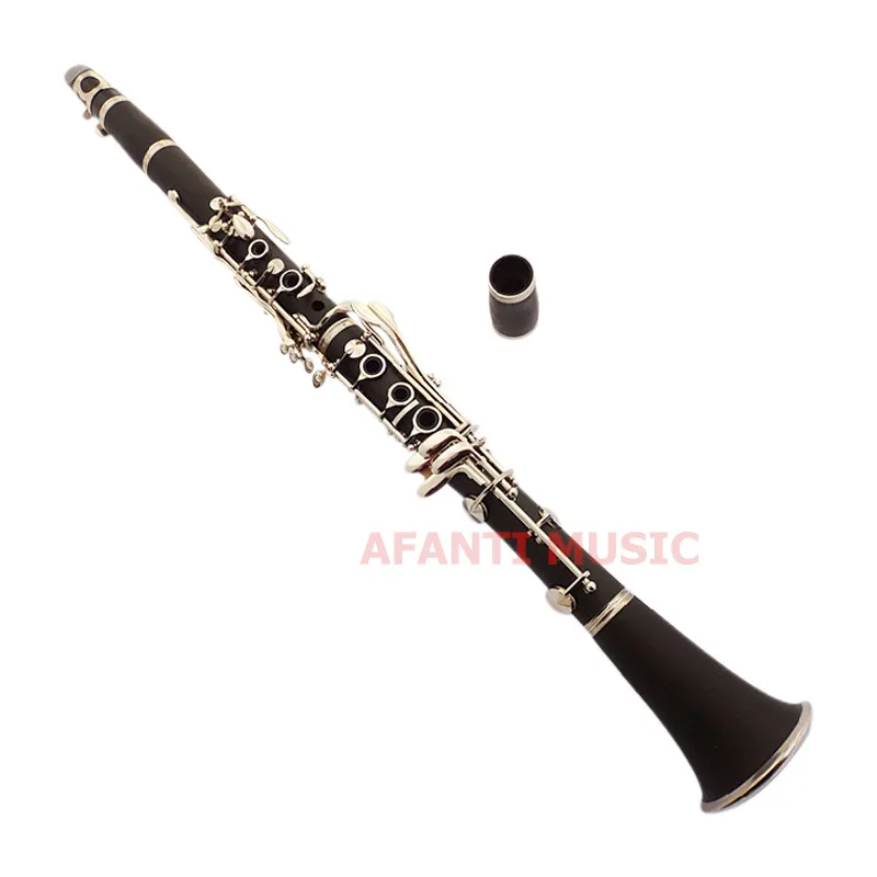 Afanti Music Falling Tune B / Hard Rubber / Nickel button Clarinet (CLA-118) Afanti Music Falling Tune B / Hard Rubber / Nickel button Clarinet (CLA-118)