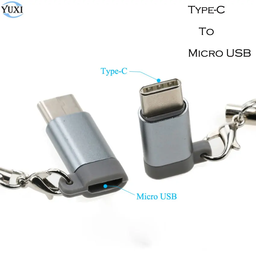 USB-C type-C к Micro USB адаптер для зарядки данных для samsung для lenovo ZUK Z2 huawei P9 P10 для Xiaomi mi5 mi4c кабель