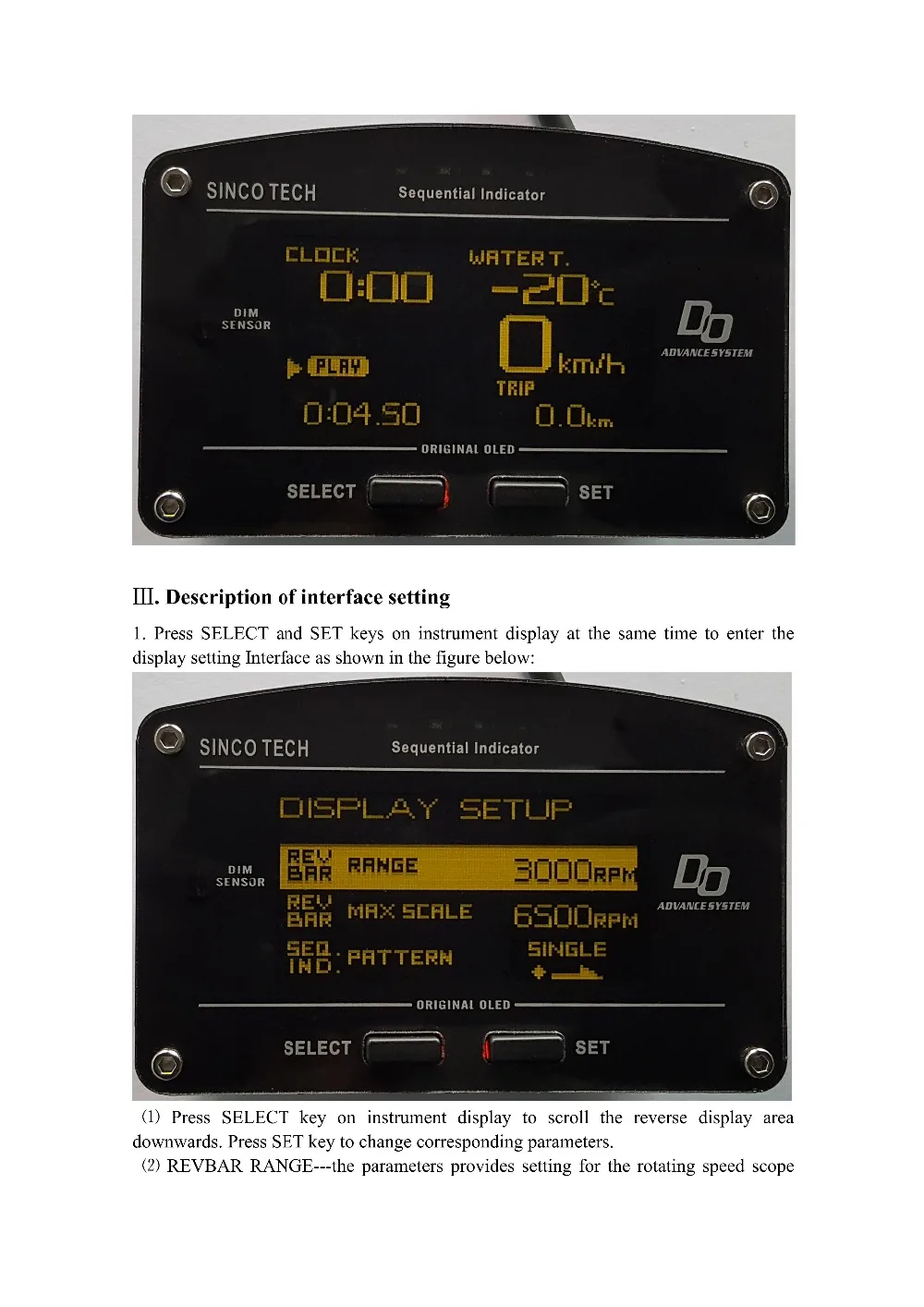 Dynoracing 10 в 1 Стиль Авто Цифровой измеритель OLED цифровой тахометр полный Сенсор комплект электрического автомобиля метр YC101196