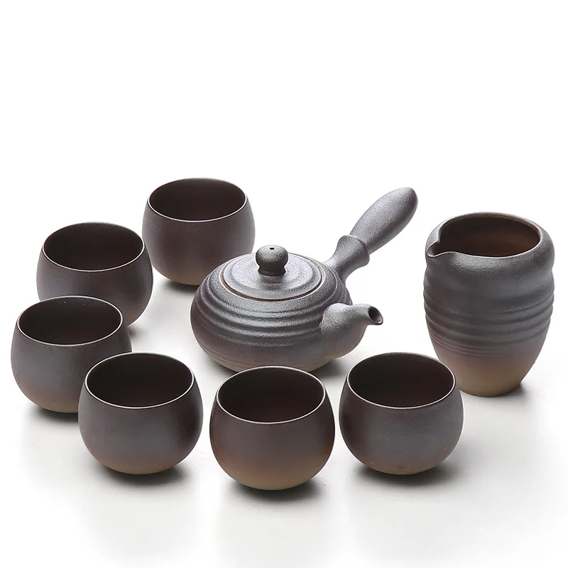 

TANGPIN ceramic teapot with 6 cups handmade a tea sets chinese kung fu tea sets drinkware