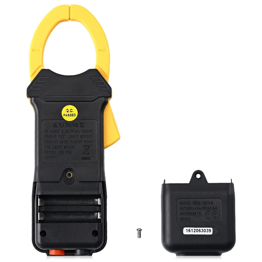 WHDZ DT3288C Мини цифровой токовые клещи Амперметр AC DC напряжение температура Voltmete