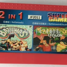 Battertoads 2 в 1 коллекция- Высокое качество 8 бит игровая карта Прямая по всему миру