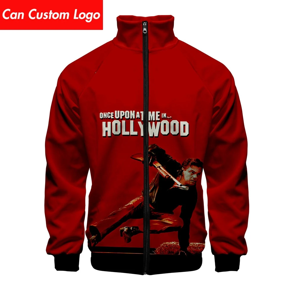 

2019 Once Upon A Time In Hollywood Zipper Sweatshirt Casual Hoodies New Fashion Cool Highstreet Autumn And Spring Clothes Jacket