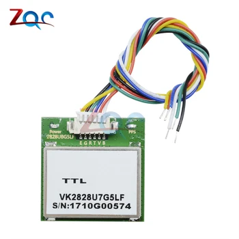 

VK2828U7G5LF Module Gmouse GPS Module SIRF3 Chip with Ceramic Antenna TTL 1-10Hz FLASH Flight Control Model 9600bps