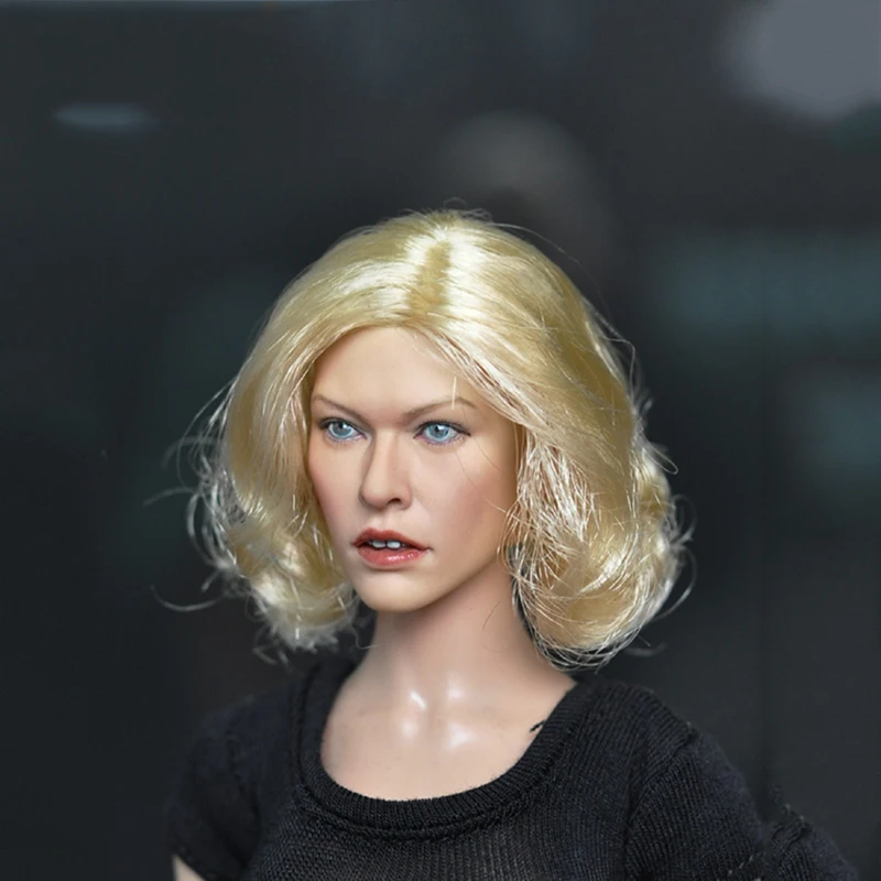 

1/6 Resident Evil Milla Jovovich Head Sculpt for 12''Figures Bodies