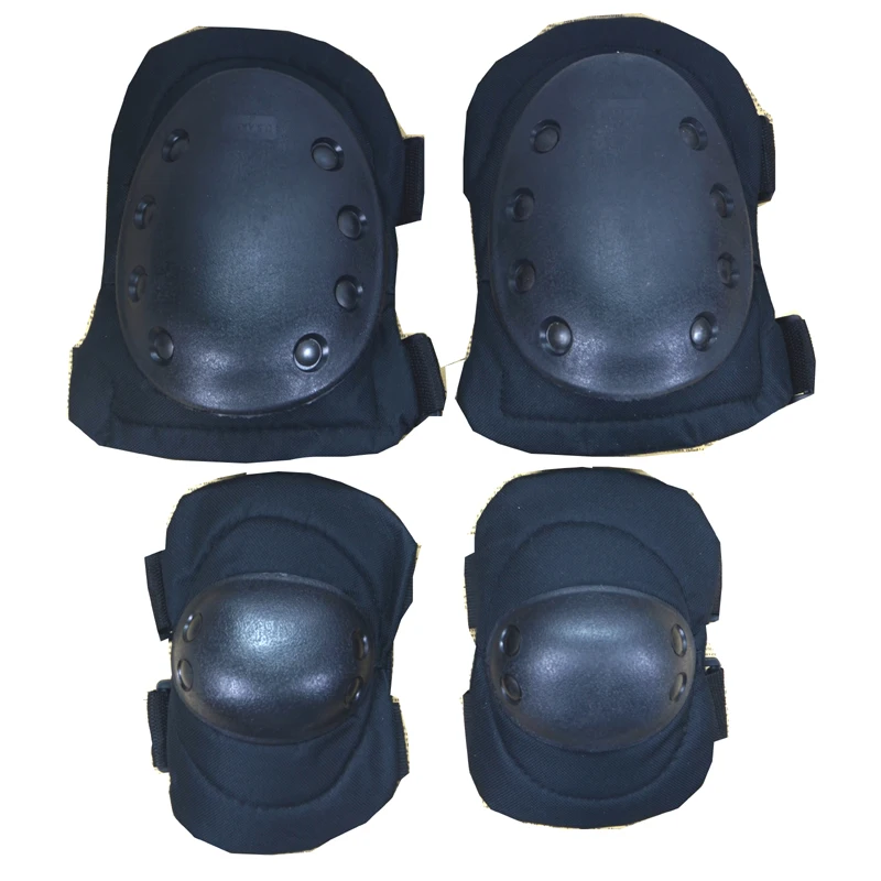 

4pcs/set tactical pads Pro Hunting Tactical Military Airsoft Sport Paintball Knee & Elbow Protective Pads NL108