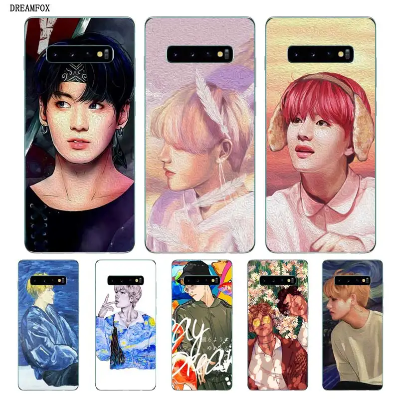

N358 Painting Taehyung Soft TPU Silicone Cover For Samsung Galaxy J2 J3 J4 J5 J6 J7 J8 Pro Plus Prime 2018 2017 Case