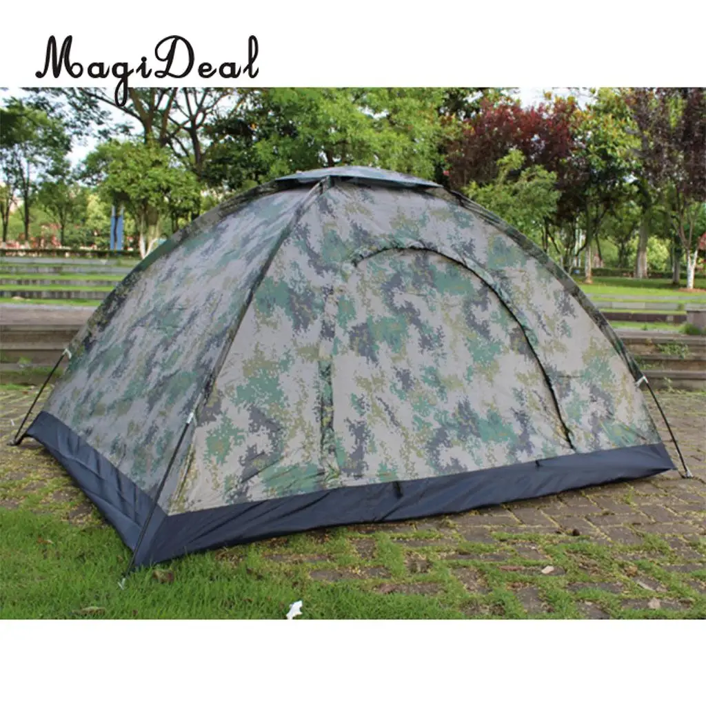 MagiDeal Outdoor Folding Camping Tent Beach Fishing Tent  2 Persons Anti UV Awning Outdoor Sunshelter