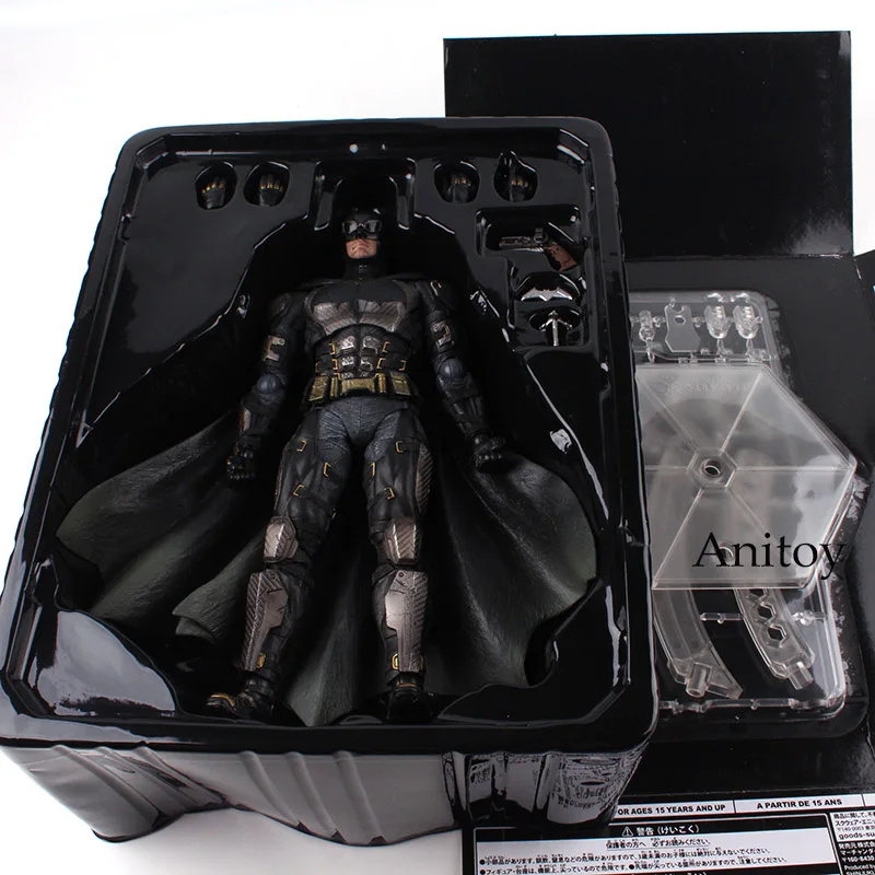 DC Justice League Batman Tactical Suit Ver. PVC Play Arts Kai Action Figure No.1 - 25cm Collectible Model Toy image 5