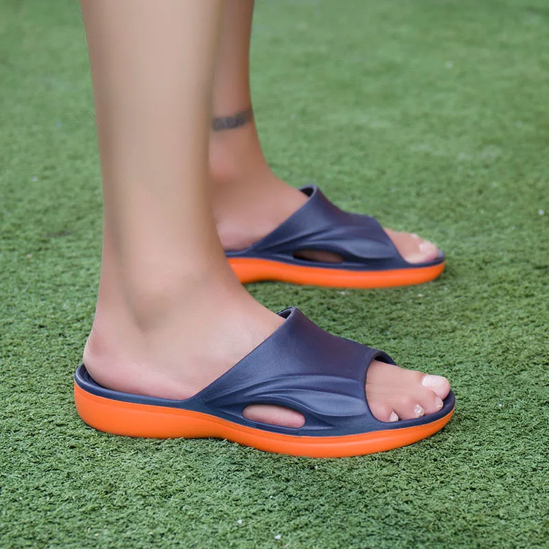Unisex New Fashion Men Summer Slippers Flip Flops Outdoor Slides Beach Sandals Fashion Slippers Flat Casual Slippers Sandals (13)