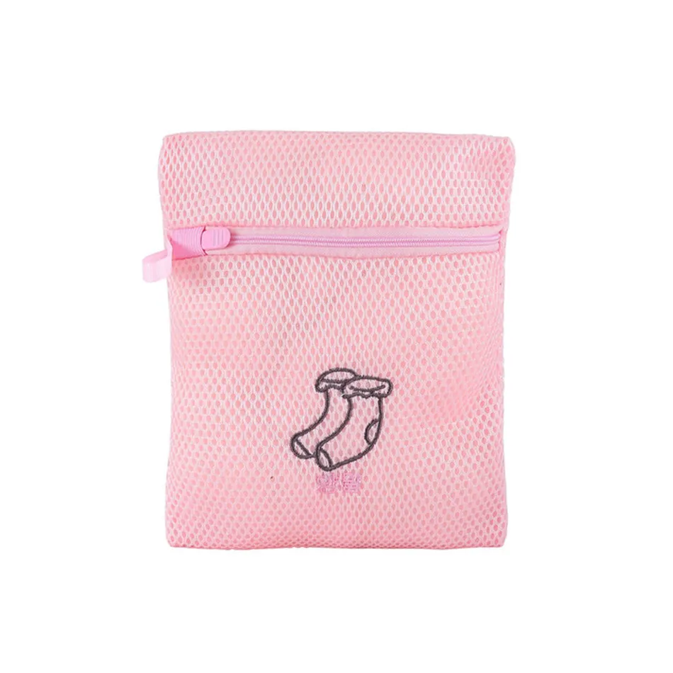 New Lingerie Washing Home Use Mesh Clothing Underwear Organizer Washing Bag Useful Mesh Net Bra Wash Bag zipper Laundry Bag