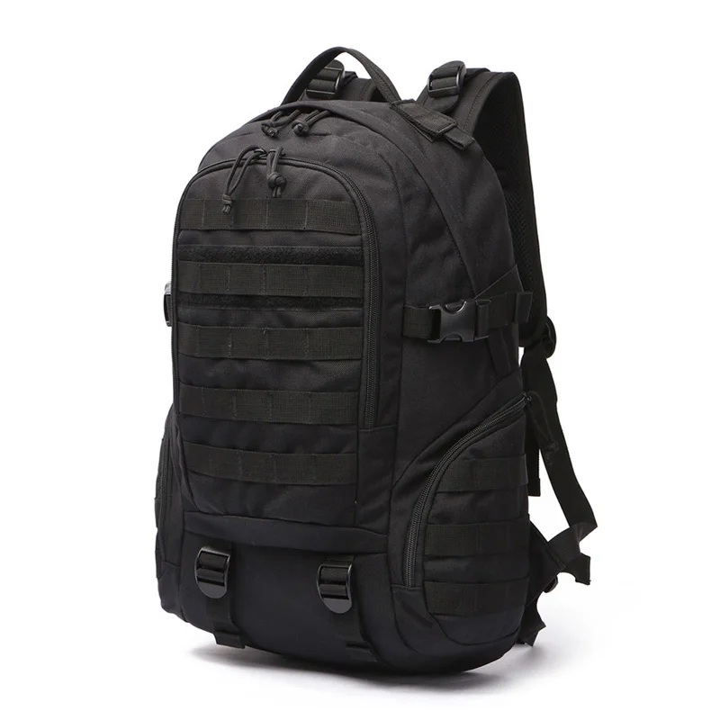 Large Camping Backpack Military Men Travel Bags Tactical Molle Climbing Rucksack Hiking Bag Outdoor sac a dos militaire - Цвет: Black