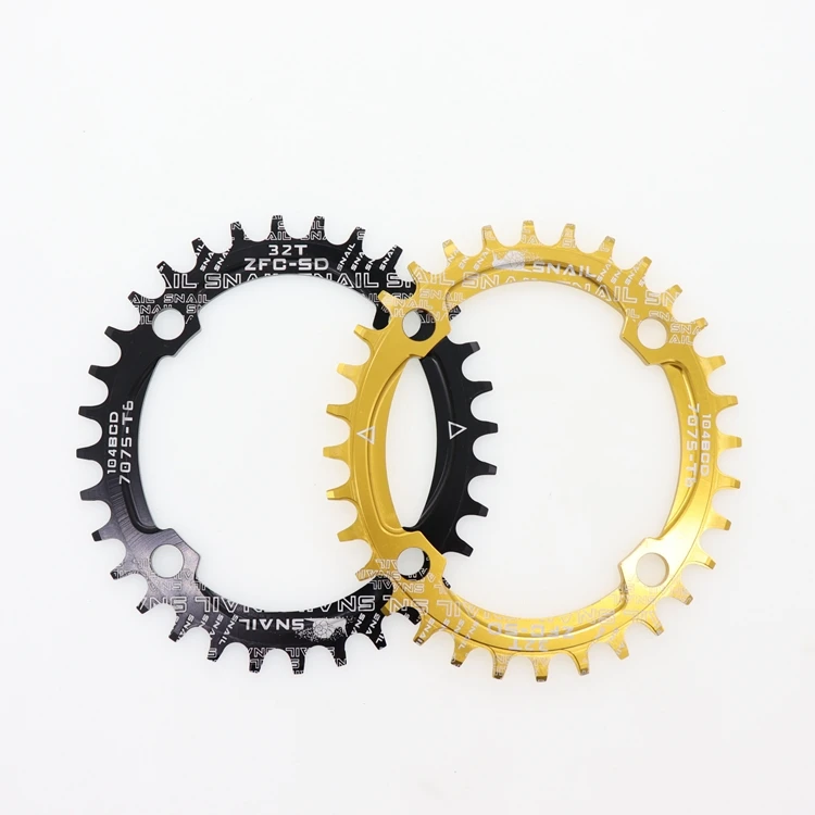 SNAIL Chainring 104 BCD Овальный 32T 34T 36T 38T зуб MTB горный велосипед кольцо цепи велосипеда зубная пластина chainwheel 104BCD