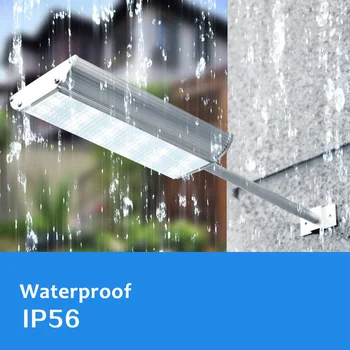 

70 LED 1100LM Solar Lights Outdoor Solder RC Aluminum Alloy Lamp Wireless IP65 Waterproof Security Lightting For Garden Wall