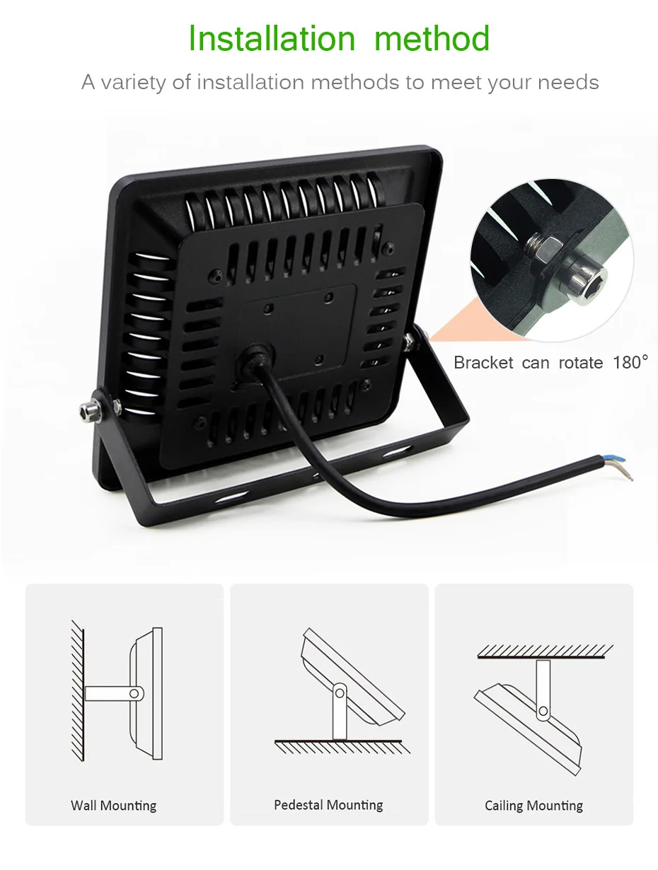 AC110V/220 V светодиодный светать полный спектр 50 W 100 W IP65 завод расти светодиодный прожектор для растений в помещении Открытый гидропонная