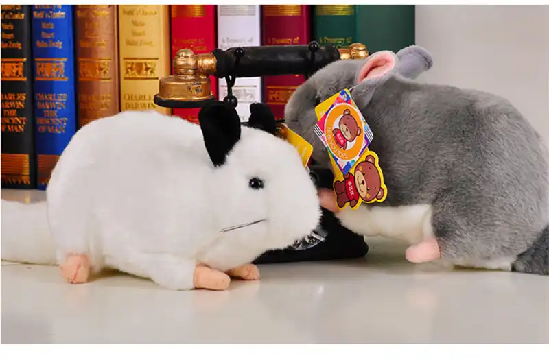realistic chinchilla stuffed animal