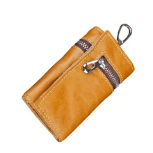 Женский кошелек для ключей от Для мужчин Для женщин высокое качество из искусственной кожи держатели ключей от автомобиля ключница для Для мужчин ретро многофункциональный домашний брелок для ключей