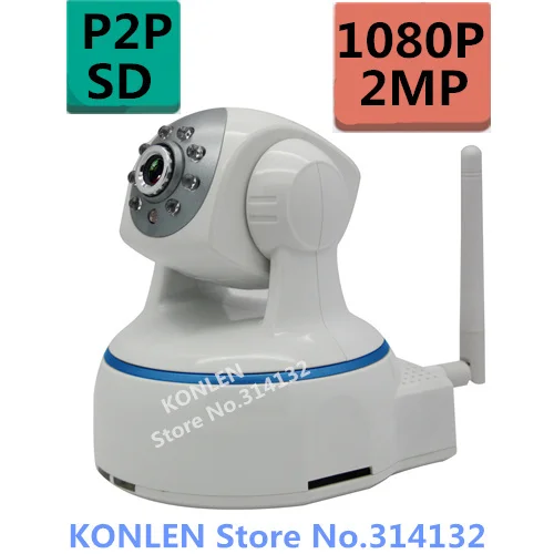  PTZ Full HD 2MP IP Camera 1080p P2P Onvif wifi wireless Pan/Tilt IR night 64G SD Card surveillance de vigilancia kamera 