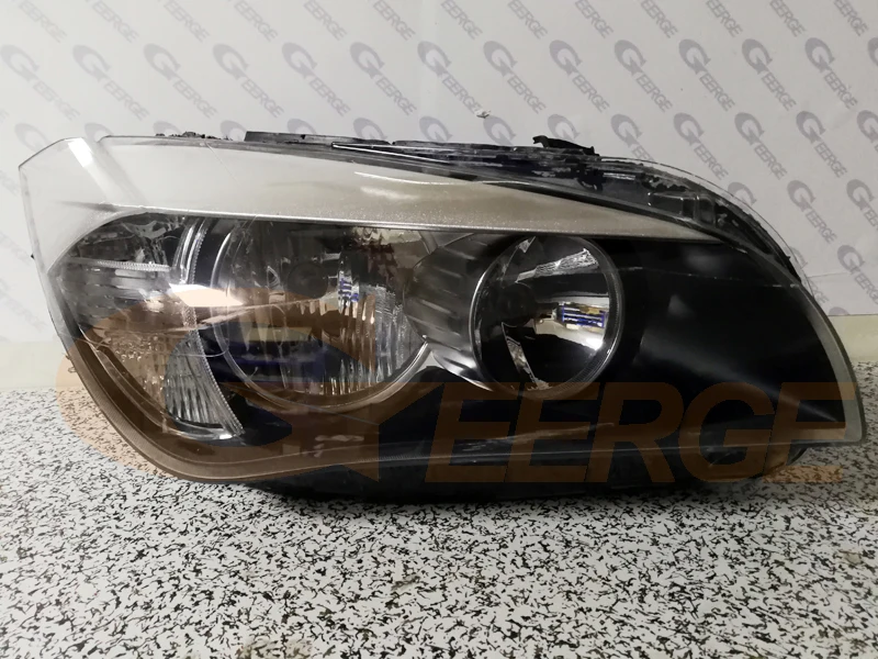 BMW X1 E84 2010-2014 Halogen headlight ccfl angel eyes kit (2)