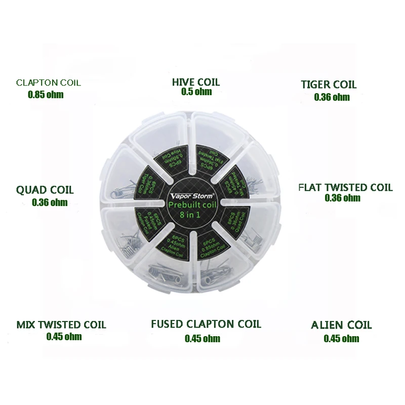 8-in-1-Vapor-Storm-RDA-Coil-Prebuilt-Coil-Heating-Wire-Clapton-Coil-Quad-Tiger-Hive