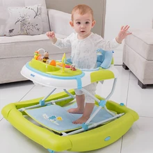 Музыкальные ходунки для обучения ребенка, детский инструмент для ходьбы, многофункциональное кресло-качалка с защитой от опрокидывания, 2 в 1