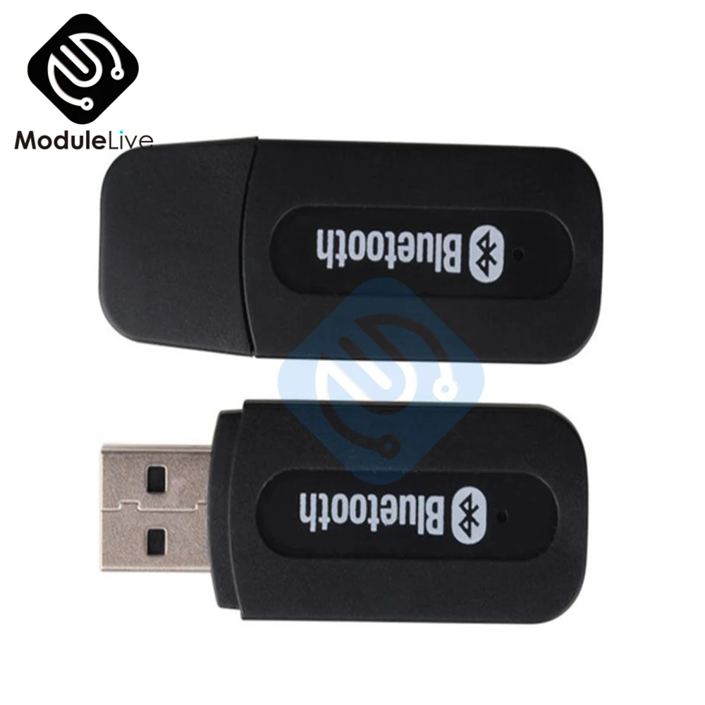 USB автомобильный Bluetooth Aux аудио ресивер адаптер 3 5 мм с одним выходом музыкальный