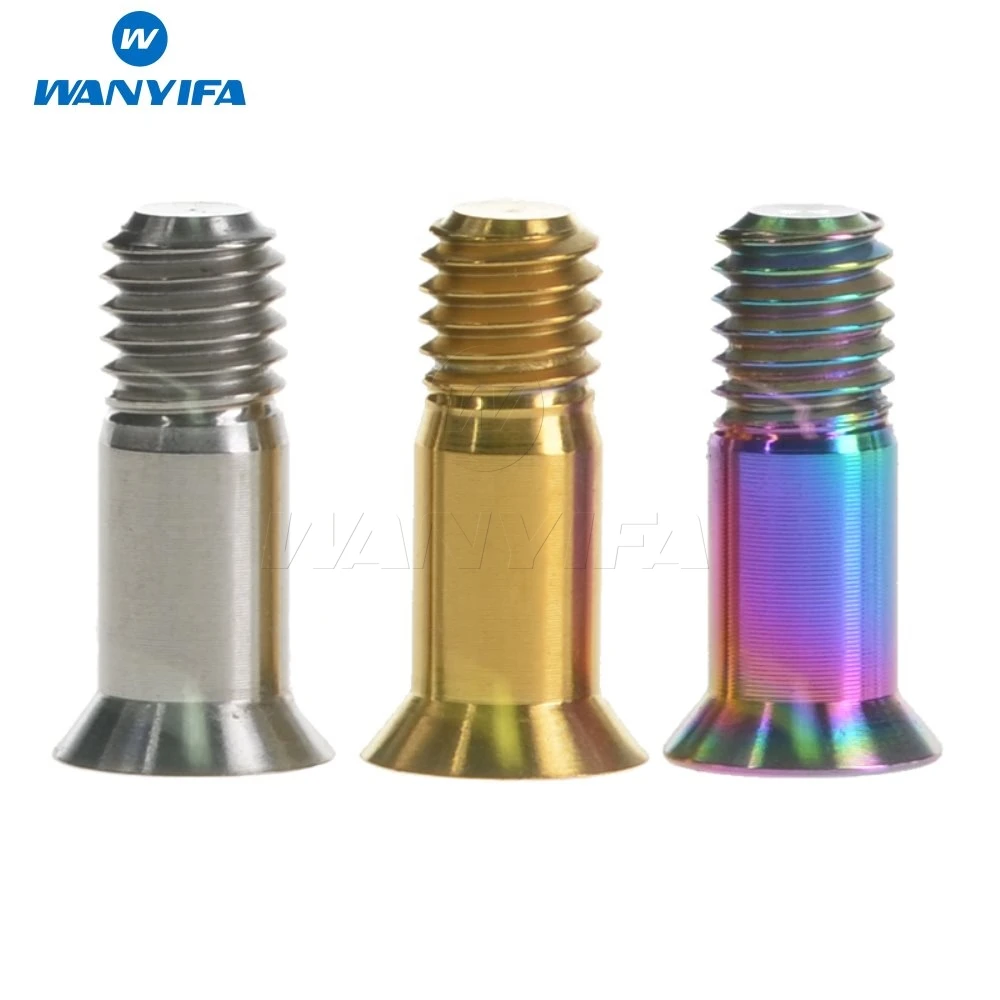 Wanyifa Titanium Bicycle Bike M5 Jockey Wheel Rear Derailleur Bolts Screws