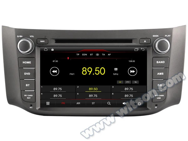 Perfect WITSON Android 9.1 car dvd GPS For NISSAN SYLPHY/B17 mirror link Built-In WiFi Module CAR AUDIO PLAYER DVR/DAB/OBD/TPMS SUPPORT 1