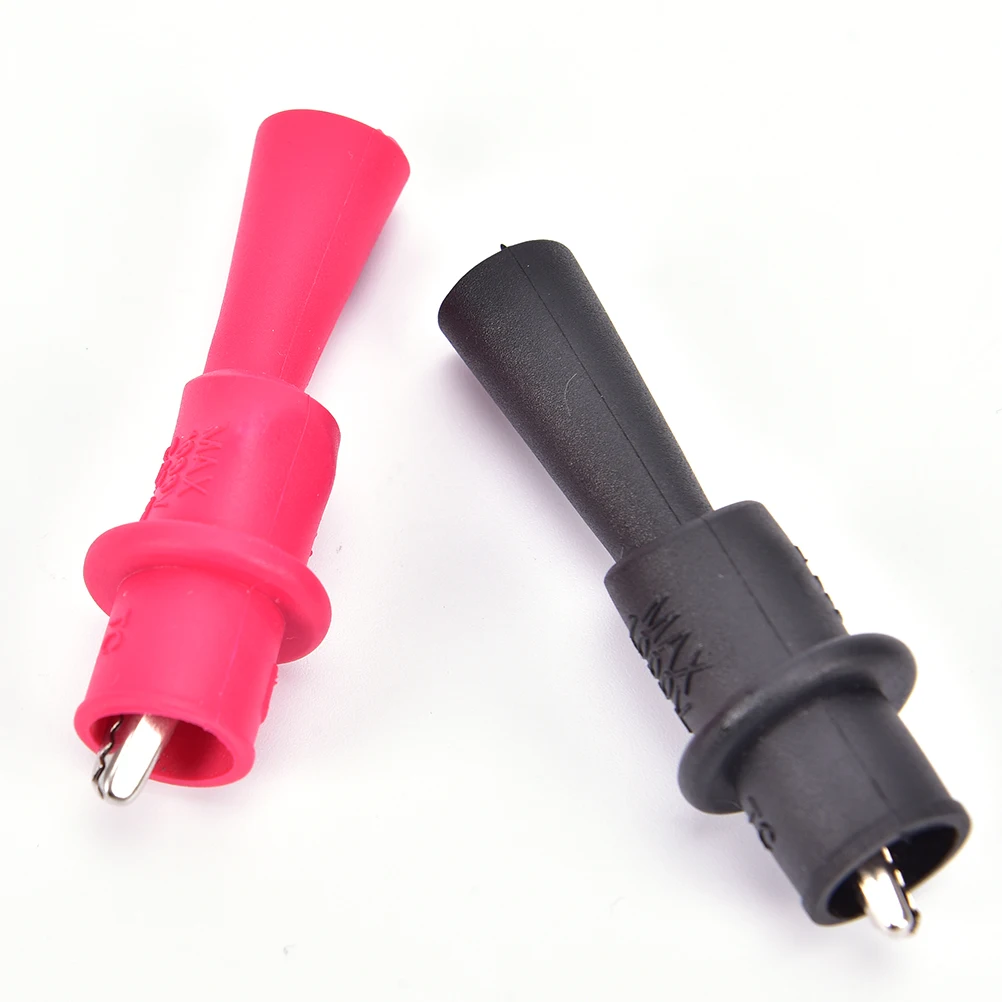 

2Pcs Alligator Crocodile Test Clip Clamp For Fluke Multimeter Tester Probe