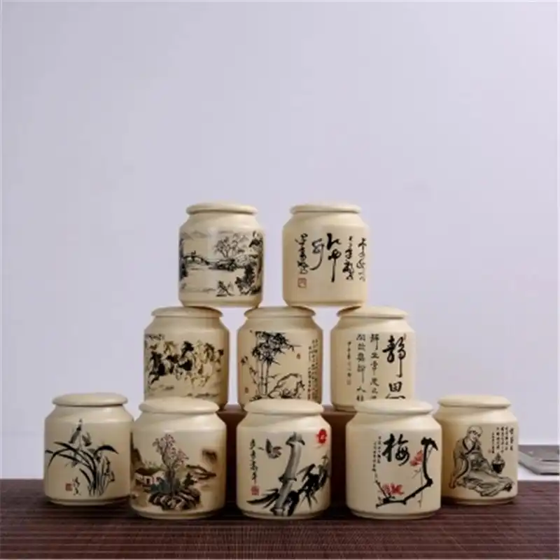 Ceramic Storage Bottles Mini Kitchen E Jars For Food Kitchen E Ceramic Jars