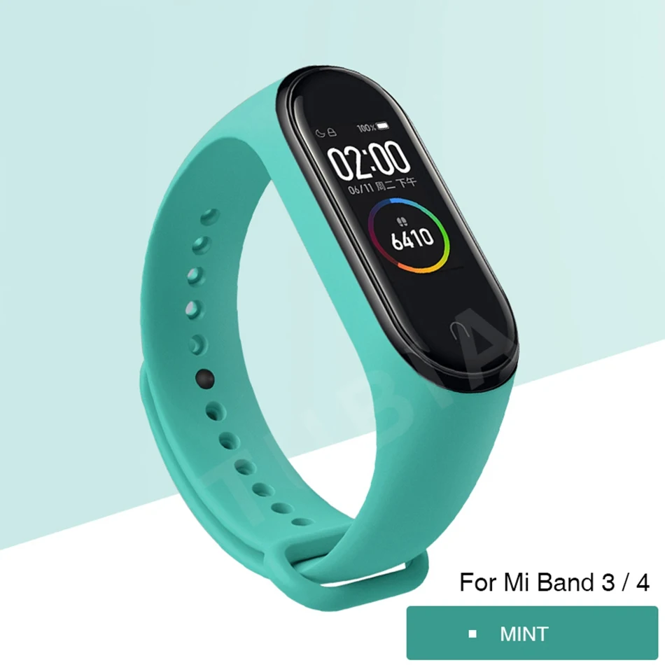 Mi Band 4 3 ремешок на запястье для Xiaomi mi Band 3 4 Браслет Силиконовый mi band 3 4 NFC Карлос Корреа Аксессуары смарт-защита 10 шт