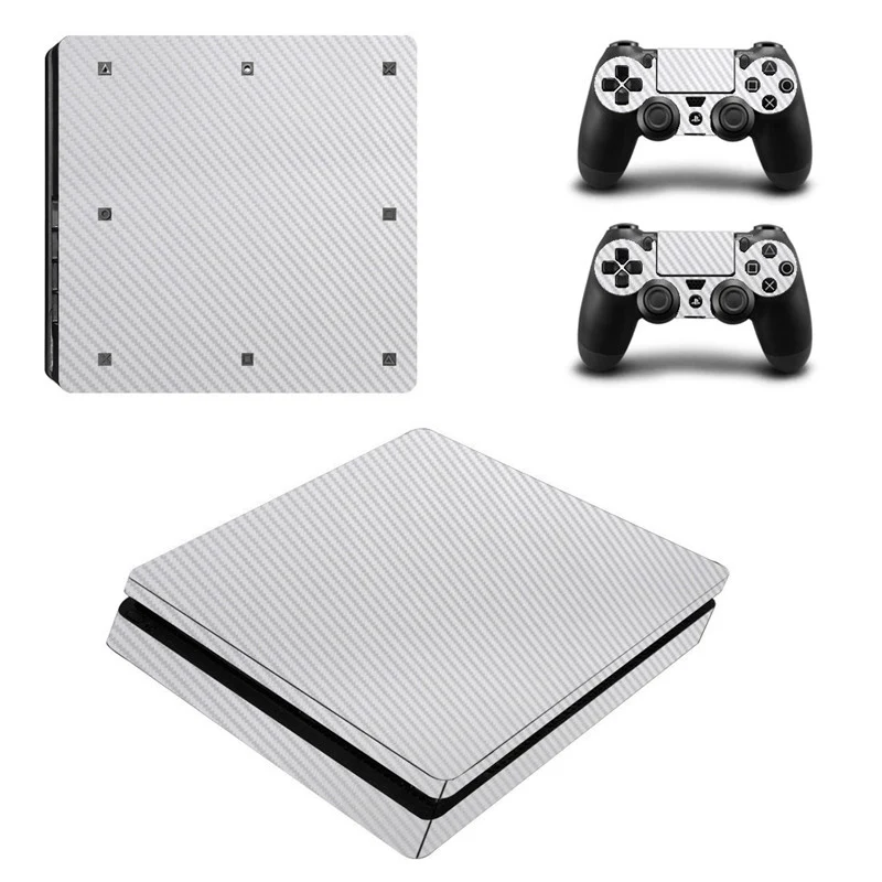 Для PS4 Slim виниловой кожи Стикеры чехол для Playstation 4 Slim консоли + 2 контроллер наклейка игры аксессуары