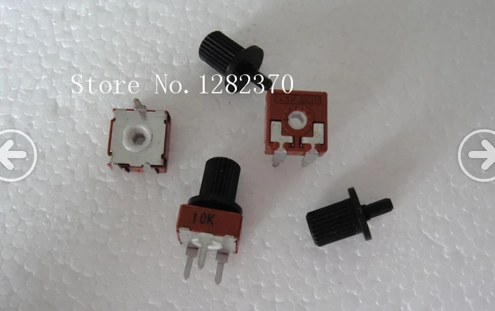 

[BELLA] Genuine imported original Spain potentiometer adjustable resistance PT10-10K horizontal hexagonal hole Shank -100pcs/lot
