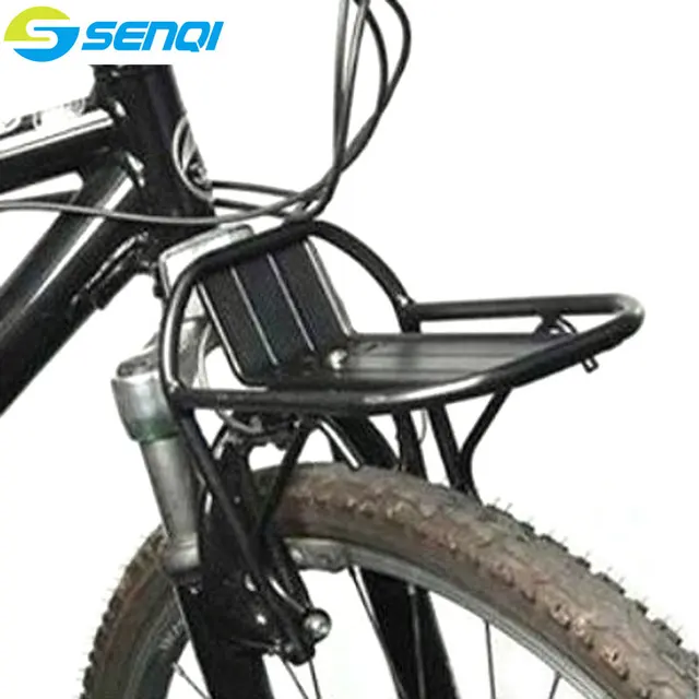 Bicycle Front Cargo Rack Mountain Bike Road Bike Aluminum Alloy Black Colour Luggage Racks