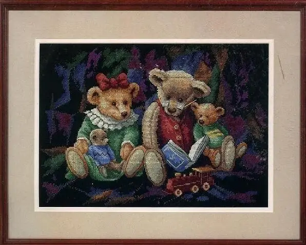 

Gold Collection Counted Cross Stitch Kit Storytime Bears Bear Story Time dim 35081
