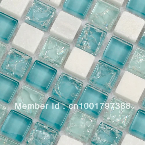 White Marble Stone Mosaic Kitchen Tiles Gl Tile Backsplash White Marble Stone Mosaic Kitchen Tiles Gl Tile Backsplash Ckmt002 Blue Mix