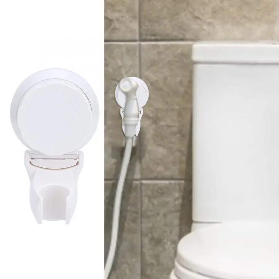 

Bathroom Shower Head Holder Bracket Kitchen Wall Mount Sucking Disc Hold Hook Hanger for showerhead Bathroom Accessories Parts