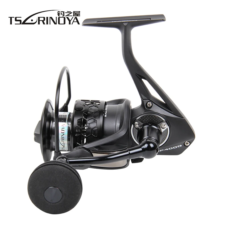 

Tsurinoya TSP4000 5000 Spinning Fishing Reel 12kg/11+1BB/5.2:1 Full Metal Jig Ocean Boat Reels Carretes Pesca Molinete Peche