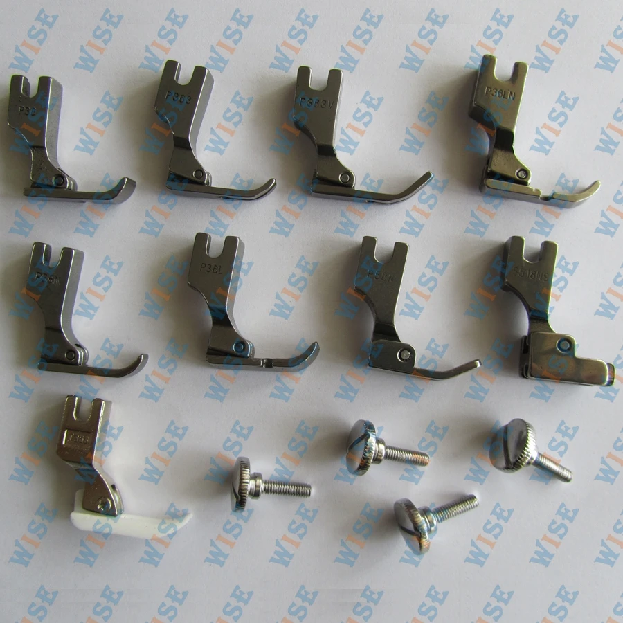 9 ZIPPER FEET FOOT SET HIGH SHANK FIT FOR ARTISAN BROTHER CONSEW FEIYUE