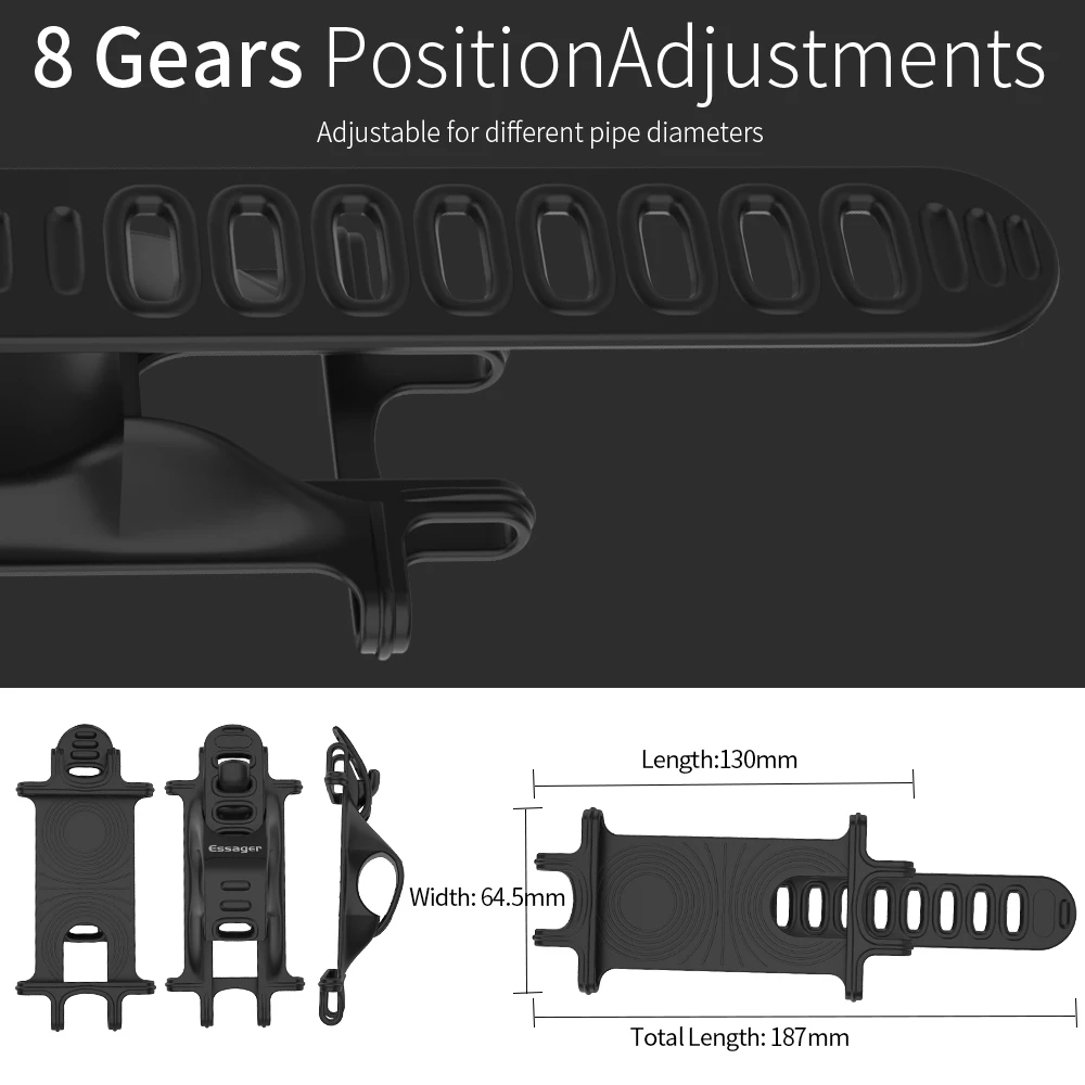 Essager Fahrrad Telefon Halter Für iPhone Samsung Universal Motorrad Mobile Handy Halter Bike Lenke