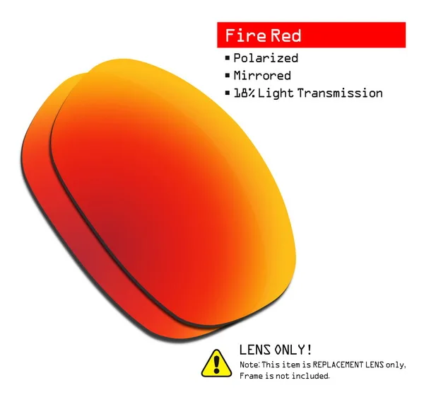 SmartVLT поляризованные Сменные линзы для солнцезащитных очков Оукли XS Fives-несколько вариантов - Цвет линз: Fire Red-ShieldCoat