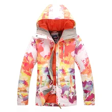 Женские зимние термальные водонепроницаемые лыжные куртки спортивные уличные женские пальто походные лыжные Сноубординг походные ветровки MI007