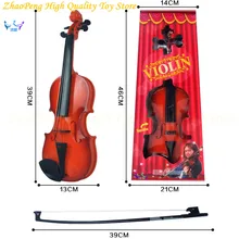Children Beginners Instrument Adjust String Simulation Violin Musical Toy with Retail Box T-06
