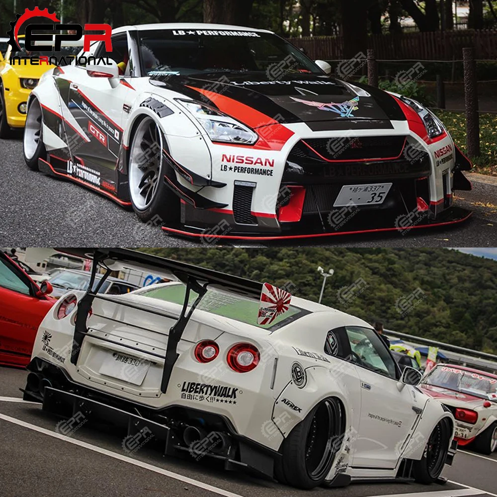  Für Nissan GTR R35 CBA DBA LBV2 Stil Volle Breite Körper Kits (FB/RB/SSD/SS /RF/FF/FL/RS/DIF/HAUBE)