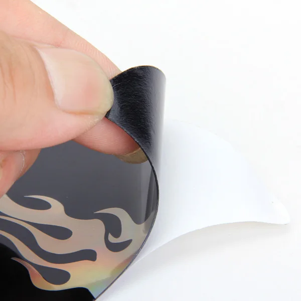 Cool Black Duck Anti-Scratch Pickguard Plate Features with Silvery Flame Pattern For Acoustic Guitar Quality PVC