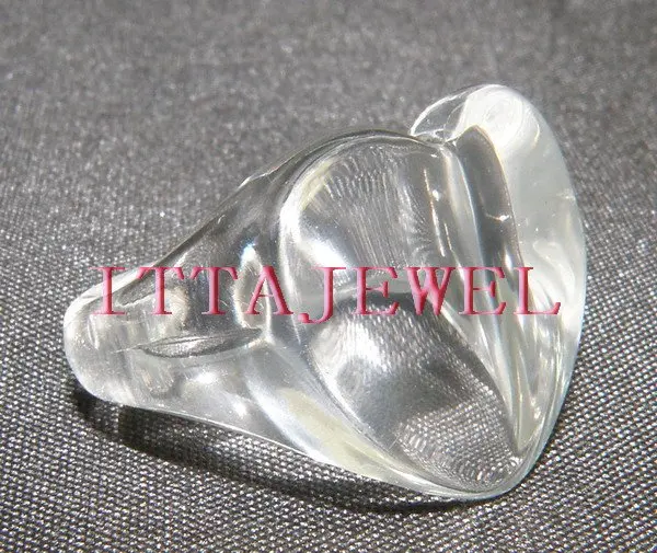Wholesale 100pcs ClearTtransparent Heart shape Lucite Resin Acrylic